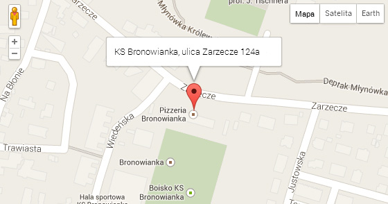 KS Bronowianka, ulica Zarzecze 124a